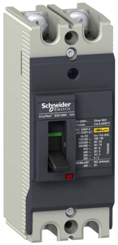 Автоматический выключатель EZC100 30 KA/380 В 2П/2Т 63 A | код. EZC100H2063 | Schneider Electric 
